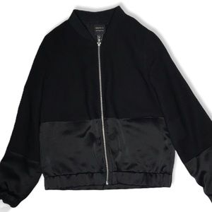 Forever 21 Black Bomber Jacket